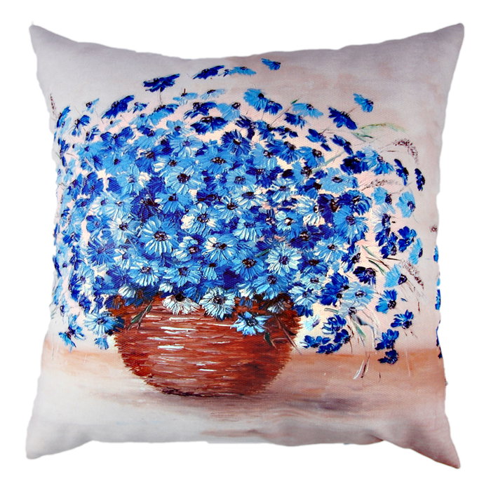 Aberto Design Cojín Multicolor 43 x 43 cm con Relleno de Silicona Aberto Design Cojín Multicolor 43 x 43 cm con Relleno de Silicona